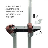 Échelle télescopique mobile en alliage d'aluminium pour l'intérieur, plateforme réglable en hauteur pour plateformes de travail