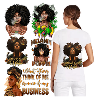 Imprimante d'autocollants thermocollants en gros pour l'impression de t-shirts DIY, lavable, imperméable, service de transfert thermique personnalisé sur coton