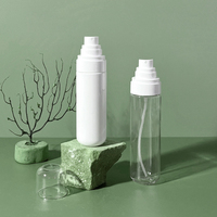 50ml 80ml Skincare Packaging Set Botella de bomba de loción sin aire con Edición de recarga y tarro de crema PP Fabricantes de botellas cosméticas
