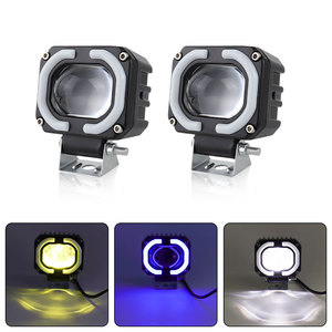 Feux de moto LED de haute qualité 40W 4 pouces 4000LM avec puce 3030, systèmes d'éclairage automobile étanches IP68, projecteur avant à 6 lentilles - Product Image 6