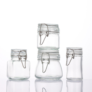 Lọ thủy tinh có nắp đậy thực phẩm lưu trữ lọ với nắp đậy kín rò rỉ bằng chứng hộp thủy tinh nhà bếp lọ đặt - Product Image 1