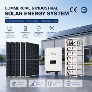 Système d'énergie solaire commercial et industriel <span class=keywords><strong>SolaX</strong></span> 50KW 60KW, ensemble complet avec panneau de batterie LiFePO4 de 38,4 kWh à 215 kWh - Product Image 4
