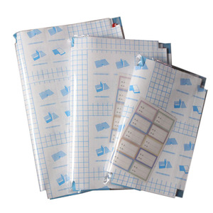 Cubierta de <span class=keywords><strong>libro</strong></span> esmerilada transparente autoadhesiva de plástico duradero 16K A4 pegatina protectora de <span class=keywords><strong>libro</strong></span> de texto - Product Image 5
