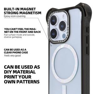 Coques de téléphone transparentes en TPU antichoc 7,5M pour iPhone 15 Pro, coque de téléphone magnétique personnalisée pour iPhone 16 15 14 13 Pro Max - Product Image 6