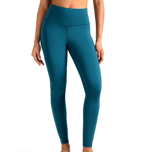Legging de sport pour femme de haute qualité, couleur unie, taille haute, tricoté, respirant, pour entraînement, yoga, fitness, décontracté - Product Image 1