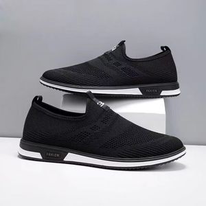 Chaussures de marche décontractées pour hommes, tendance sportive estivale, à lacets, semelle en mesh respirante, légères et confortables - Product Image 2