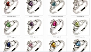 عرض ساخن على 2She حجر عيد ميلاد بجودة عالية 12 لون من حجر الزركونيا المكعبة بالجملة خاتم من حجر الهرين كلداغ - Product Image 6