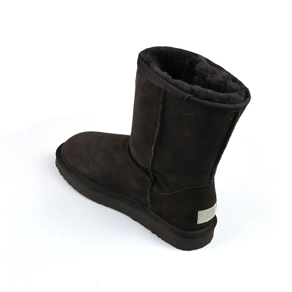 Inverno caldo indoor outdoor stivali in pelle da donna 2022 vera pelliccia lunga suola in gomma ughs eva scarpe da neve