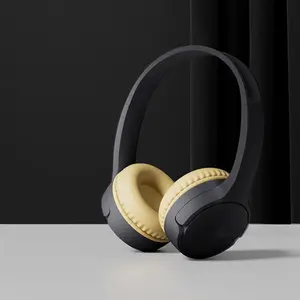 YIHAO Headphone nirkabel Stereo Headset lipat pabrik Earphone nirkabel Over-head Headphone nirkabel untuk dalam dan luar ruangan