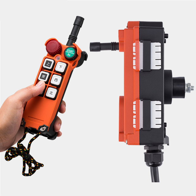 Hot Sale Remote Control 6 Button 8button for Electric Hoist 1 Speed Telecrane Universal Industrial Wireless Radio Remote Control