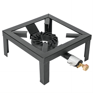 Estufa de Gas Portátil de Hierro Fundido, de un Solo Quemador, para Acampar al Aire Libre, Hogar, RV, Encendido Manual - Product Image 4