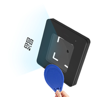 Lector de Tarjetas RFID M1 IC FX300, Escáner de Códigos QR de Montaje Fijo, Lector de Imágenes Integrado, Escáner de Códigos de Barras para Sistemas de Control de Acceso a Puertas
