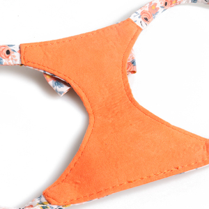 Amio Tali Kekang Anjing Tanpa Tarik, Aksesori Hewan Peliharaan Dapat Diatur untuk Anak Anjing Kucing Berjalan Memanfaatkan Mode Bunga - Product Image 6