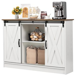 Buffet de cuisine nordique moderne Armoires de rangement Café <span class=keywords><strong>Bar</strong></span> en bois Credenza Buffet Finition laquée Garde-manger Rangement - Product Image 6