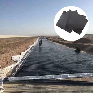 Máscara de aislamiento de residuos peligrosos médicos Geomembrana HDPE/EVA facial ligera de 2mm para vertedero para aplicaciones de presa de estanque de granja de peces - Product Image 3