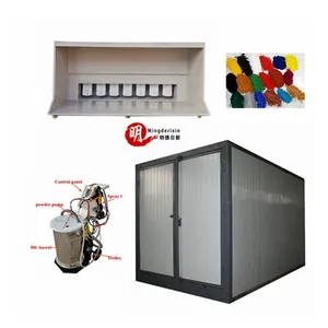 2023 HOT SELLING Powder Coating Production Line With gun powder coating booth and oven