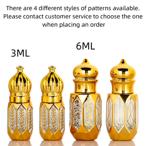 3ml 6ml Bouteille vide en verre Attar Bouteilles <span class=keywords><strong>de</strong></span> parfum et d'huile essentielle <span class=keywords><strong>de</strong></span> style arabe <span class=keywords><strong>de</strong></span> Dubaï pour le sérum <span class=keywords><strong>de</strong></span> soin <span class=keywords><strong>de</strong></span> la peau - Product Image 2