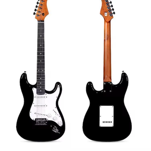 Guitarra Eléctrica con Forma de C para Principiantes L-G1M, Mástil de Arce Tostado, Acabado Brillante, 6 Cuerdas de Acero, Accesorios Personalizables, Venta al por Mayor - Product Image 3