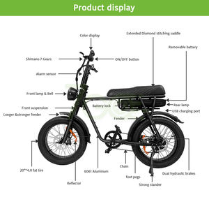 7GO EB2 pas cher 1000W adulte <span class=keywords><strong>électrique</strong></span> gros pneu pneu ville <span class=keywords><strong>vélo</strong></span> de <span class=keywords><strong>route</strong></span> <span class=keywords><strong>électrique</strong></span> hybride VTT - Product Image 3