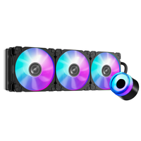 Refroidisseur de processeur liquide AIO Premium 360 mm, ventilateur PWM 62,8 CFM, radiateur en aluminium, faible bruit