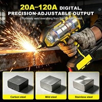 HAXIAOER MMA 165 Mesin Las Genggam 220V untuk Perbaikan Rumah DIY Perawatan Pertanian Kit Mesin Las Busur Stick