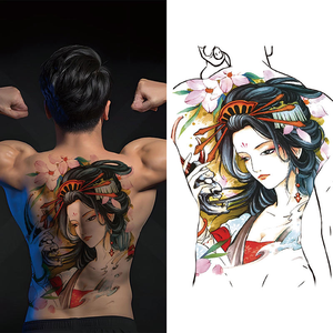 <span class=keywords><strong>Tatuajes</strong></span> Temporales Impermeables al por Mayor, 32x48CM, <span class=keywords><strong>Grandes</strong></span>, para Cara/Cuerpo, <span class=keywords><strong>Espalda</strong></span> Completa, Diseños Coloridos, Realistas, Tribales, para Hombres y Mujeres - Product Image 3