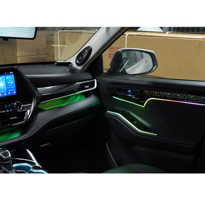 Éclairage d'ambiance LED de précision pour voiture, bande de fibres optiques acryliques Symphony pour Toyota Highlander 2022-2024, amélioration de l'intérieur - Product Image 3