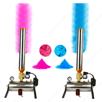 Machine à effet de scène de canon de confettis en papier coloré pour les mariages et le sexe révèlent des décorations de fête de douches de bébé