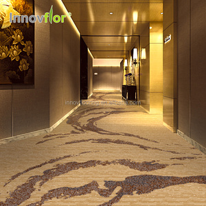 Tapis Jacquard chinois antidérapant, motif Floral, doré, luxueux, décoratif, pour couloir d'hôtel, axmister, alambra rolo, 2 pièces - Product Image 5