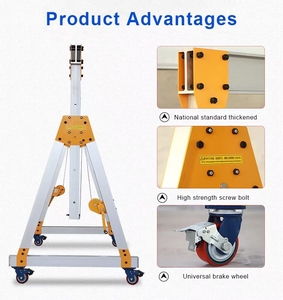 Op Maat Gemaakte Fabricage 1 Ton 2 Ton 3 Ton 5 Ton Verstelbare Aluminiumlegering Een <span class=keywords><strong>Frame</strong></span> Hefbrug Te Koop - Product Image 3