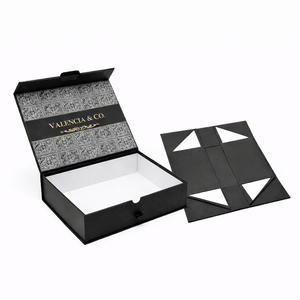 Boîte d'emballage rigide pliable en matériaux recyclés, design personnalisé, pelliculage brillant pour accessoires numériques 3C, boîte cadeau électronique - Product Image 1