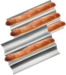 Moule à muffins en aluminium 12 cavités, plateau de cuisson long en aluminium 5 rangées 33 cm, antiadhésif, pour donuts, ensemble de cuisson 10 pièces, moule à gâteau 6 cavités - Product Image 2