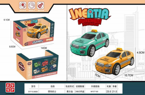 Auto a frizione con inerzia, scala 1:36, veicolo giocattolo in plastica per bambini dai 5 ai 7 anni, modello unisex 2134 - Product Image 3