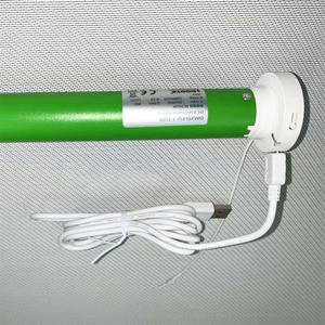 <span class=keywords><strong>Moteur</strong></span> <span class=keywords><strong>tubulaire</strong></span> <span class=keywords><strong>DOOYA</strong></span> DM25LEU avec batterie au lithium intégrée pour stores enrouleurs tubulaires de 38 mm, stores zébrés avec émetteur RF433 - Product Image 2