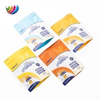 Sachet refermable personnalisé imprimé, recyclable, de qualité alimentaire, 500g, pour céréales, flocons d'avoine, avec fermeture éclair