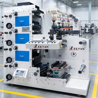 Imprimante flexographique en ligne Zhenbang nouvelle génération, 4 couleurs, 100 m/min, haute vitesse, automatique, pour étiquettes papier, puissance 2,2 kW, CE ISO