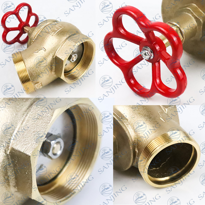 High Quality 2.5 Inch Male Thread For Storz Adapter Brass Fire Hydrant Valve