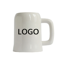 Vente chaude personnalisé chope de bière en céramique avec couvercle réservoir logo imprimé en grès tasse de bière octoberfest de dîner de tasse de cadeau de bureau