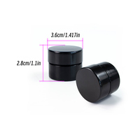 Vente en gros de mini pots en verre ronds avec couvercle à vis en métal, logo personnalisé estampé à chaud, pour épices, miel et gelée