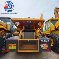 Rouleau Vibratoire d'Occasion XS123J de 12 Tonnes pour la Fondation Routière et le Compactage du Sol – Engin de Construction Lourd