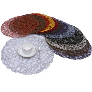 Cotton Rope Woven Dinner <strong>Mat</strong> Desktop Insulation Water Hyacinth <strong>Mat</strong> Table <strong>Mats</strong> - Product Image 5