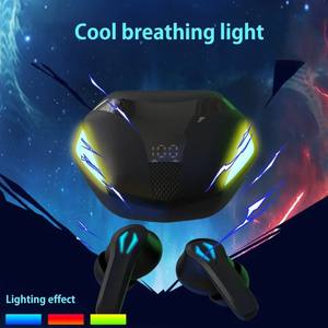 Nuevos auriculares JS18 para juegos Auriculares inalámbricos deportivos estéreo de baja latencia Auriculares impermeables con micrófono <span class=keywords><strong>Gamer</strong></span> Auriculares de diente azul - Product Image 6