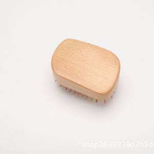 Petite <span class=keywords><strong>brosse</strong></span> à <span class=keywords><strong>cheveux</strong></span>, peigne ionique à <span class=keywords><strong>cheveux</strong></span> longs avec manche en bois Vente directe d'usine <span class=keywords><strong>Amazon</strong></span> pour usage domestique et massage pour enfants femmes épais et <span class=keywords><strong>bouclés</strong></span> - Product Image 3