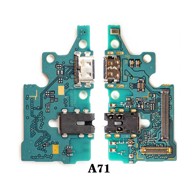 Cellphone Replacement USB Charging Port Mic Microphone Dock Connector Board Flex Cable for samsung A71