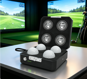 Boîte chauffante pour balles de golf en promotion avec 4 emplacements, étui rigide portable pour le sport, étui de présentation, accessoire de golf haut de gamme pour les activités de golf - Product Image 3