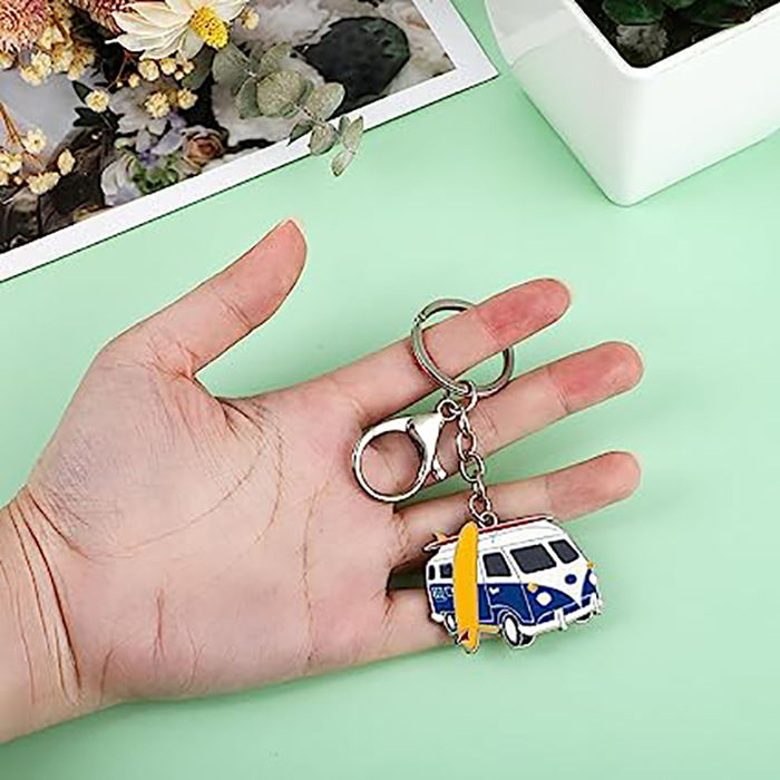 Wholesale Custom Camper Keychain London Bus Desgin Soft Enamel Letter ...