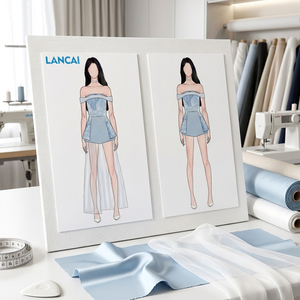 Fabricante de Ropa OEM, Servicio de Diseño de Ropa Personalizada de Marca, MOQ Bajo, Prendas de Alta Calidad, Vestidos Mini para Mujer - Product Image 1