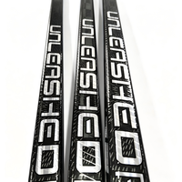 Bâtons de hockey BJY directement de l'usine, modèle 045, en fibre de carbone Flylite, ultra légers, pour gaucher, tailles personnalisables, stock de qualité