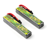 Baterai Pesawat Model BETAFPV LAVA II 580mah, 680 MAh Lithium Polymer 2-4S Kompatibel dengan Drone Balap FPV Seri Pavo