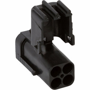 Conector de cable para automóvil, paquete Meteorológico de 2 filas, 4 vías, negro, sellado, hembra, 12015024 - Product Image 2